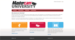 Desktop Screenshot of mastercamu.com